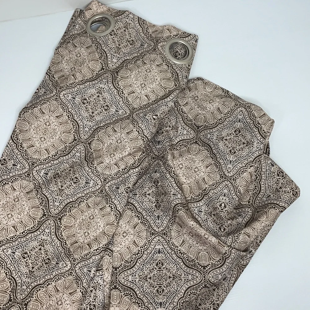 Curtain Set of 2 Panels Grommet Top